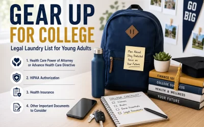Gear Up for College: Legal Laundry List for Young Adults